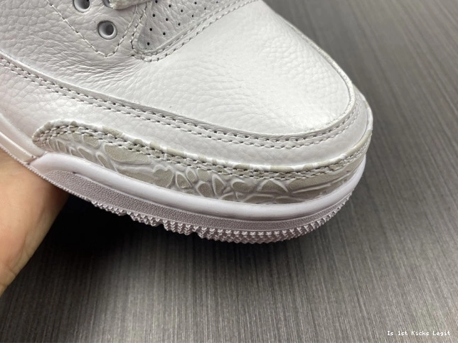 429487-111 'Triple Jordan PS White' Air Retro 3 0808